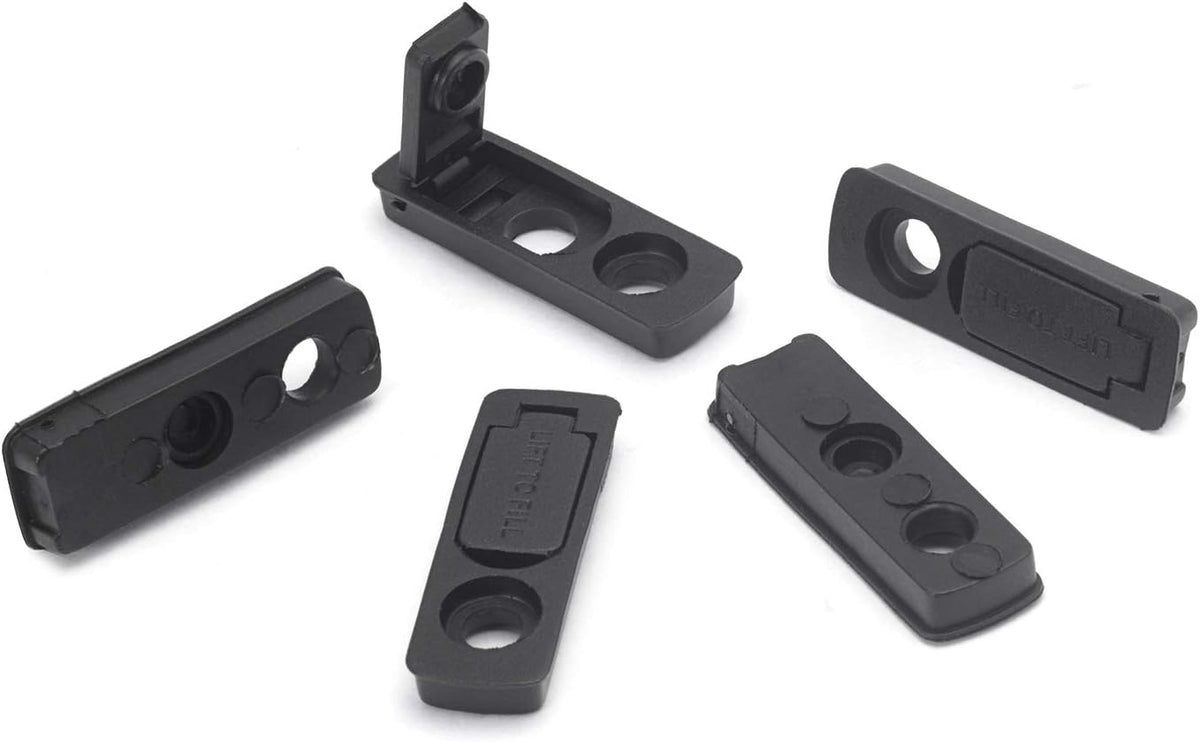 YUSUD 5PCS Lighter Gasket Seal, Anti-Evaporation Accessories for Lighter Insert (Black)