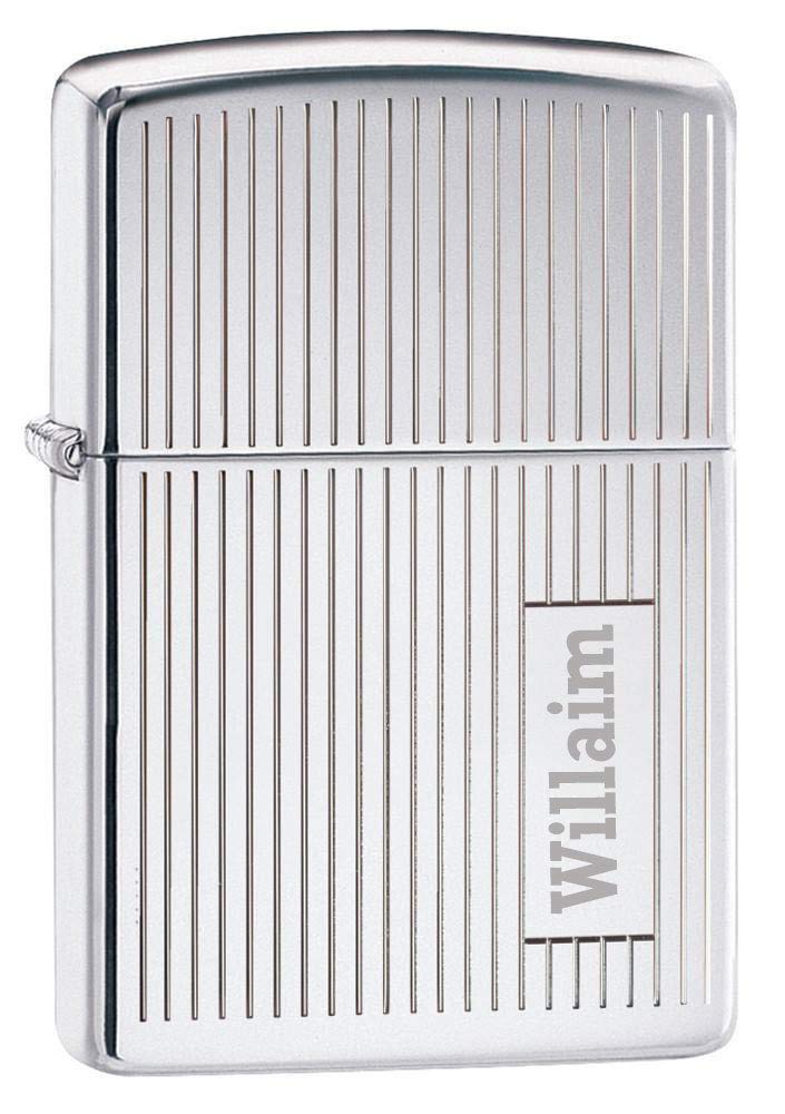 Zippo Custom Lighter – Personalized Engraved Venetian Design | Genuine Windproof Metal Lighter | Unique Gift for Men & Women – Christmas, Halloween, Valentine