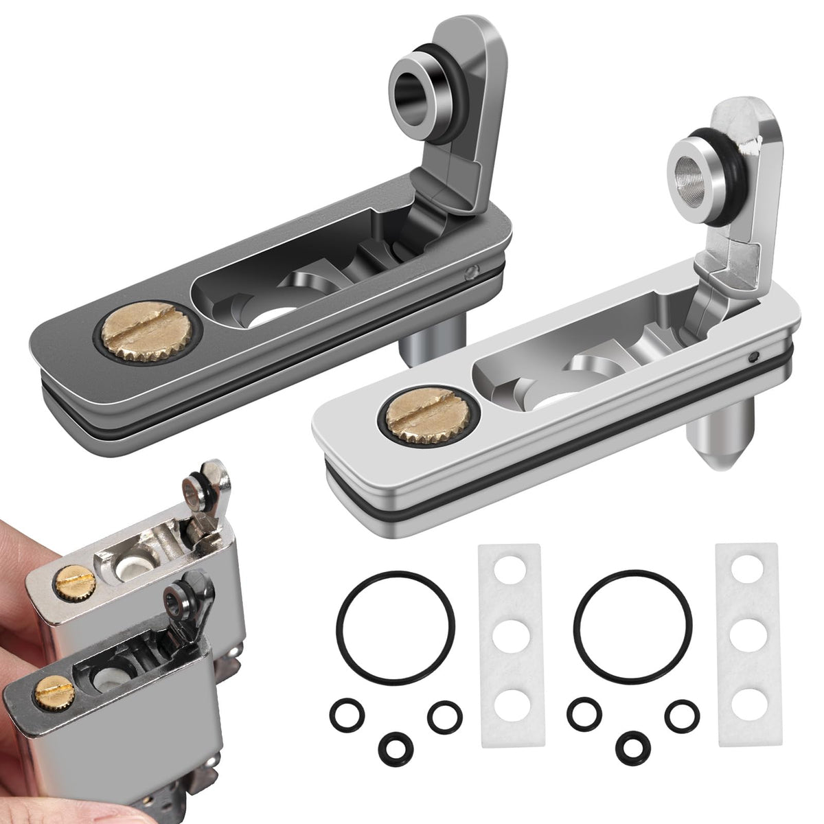 YUSUD Lighter Gasket Seal Compatible with Zippo, Lighter Fluid Anti-evap