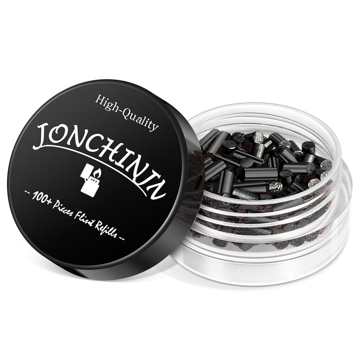 100 Flints & 20 Wicks Repair Kit, Compatible with Zippo Clipper