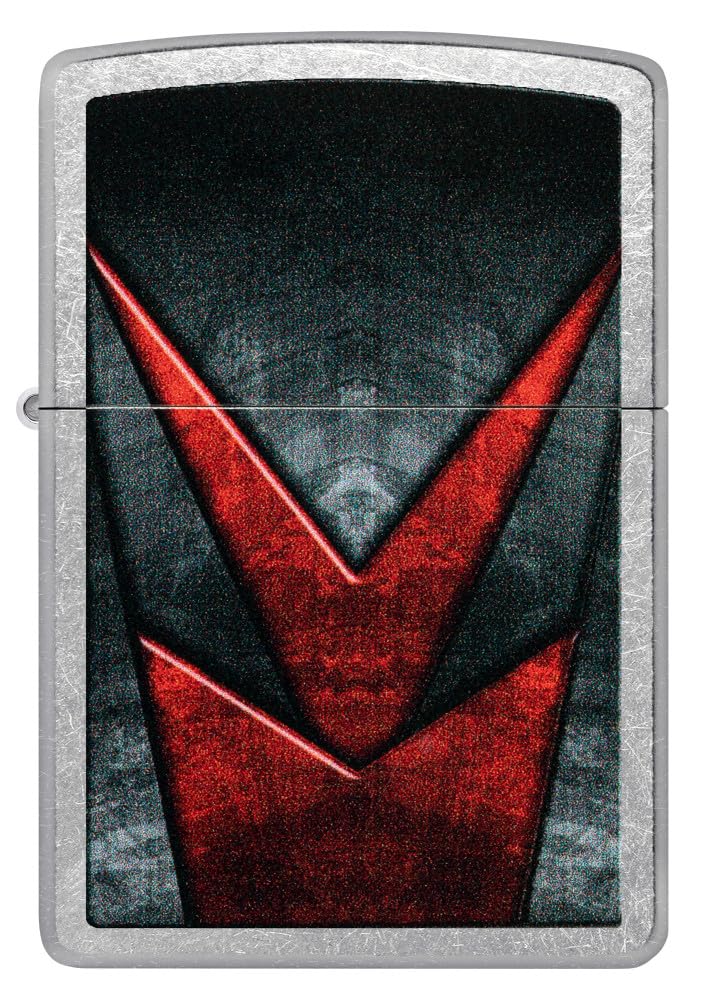Zippo Gothic Window Design Armor® Black Ice® Pocket Lighter