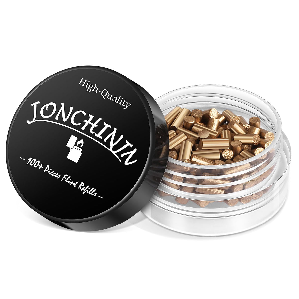 100 Flints & 20 Wicks Repair Kit, Compatible with Zippo Clipper