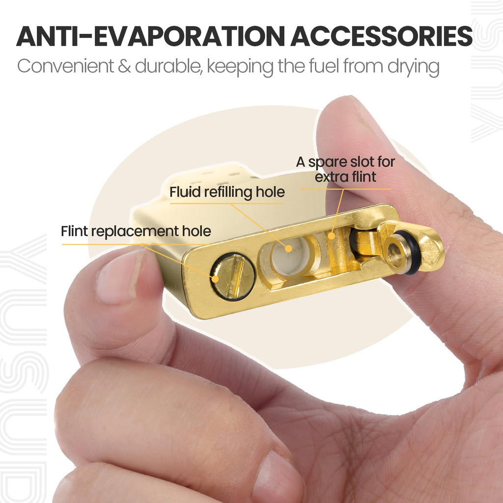 YUSUD Lighter Gasket Seal Compatible with Zippo, Lighter Fluid Anti-evap