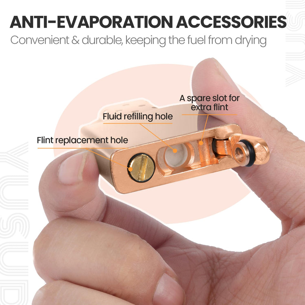 YUSUD Lighter Gasket Seal Compatible with Zippo, Lighter Fluid Anti-evap