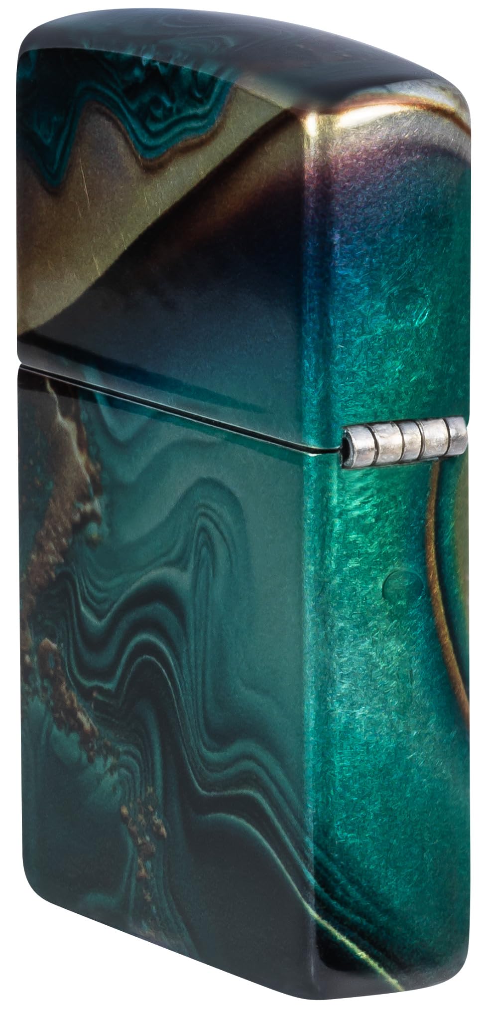 Zippo Lighter: Armor MultiCut Geometric Deep Carve - Antique Silver 49883