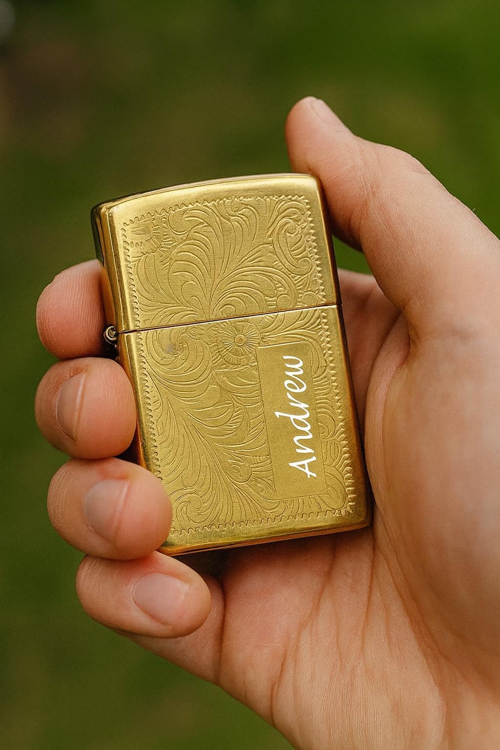 Zippo Custom Lighter – Personalized Engraved Venetian Design | Genuine Windproof Metal Lighter | Unique Gift for Men & Women – Christmas, Halloween, Valentine