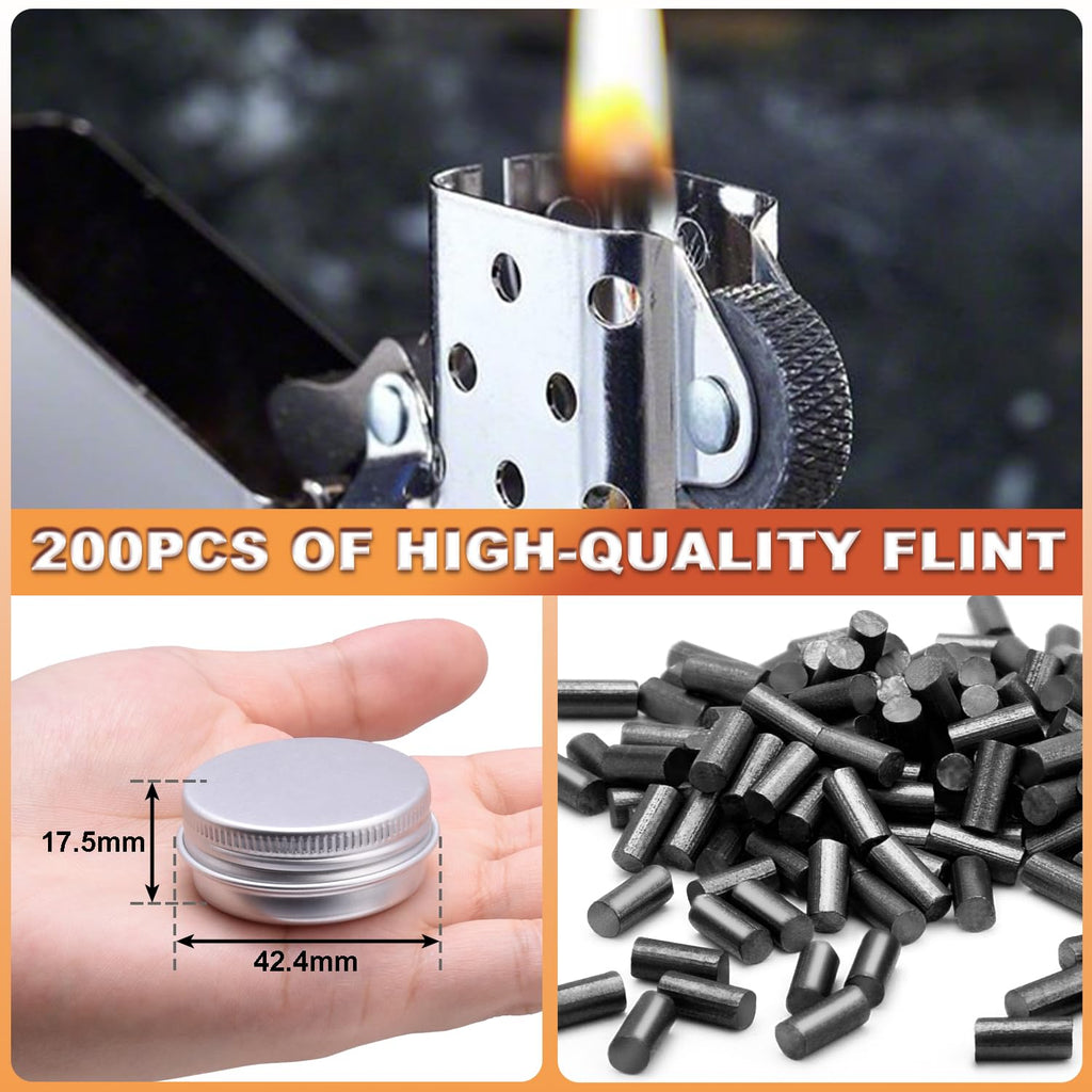 2 Set Lighter Gasket Seal Metal Lighter Repair Insert Accessories Kit 1Ppcs Cotton Felt Pad with 3Pcs Rubber Seals for Lighter Bottom Seal(Sliver+Black)