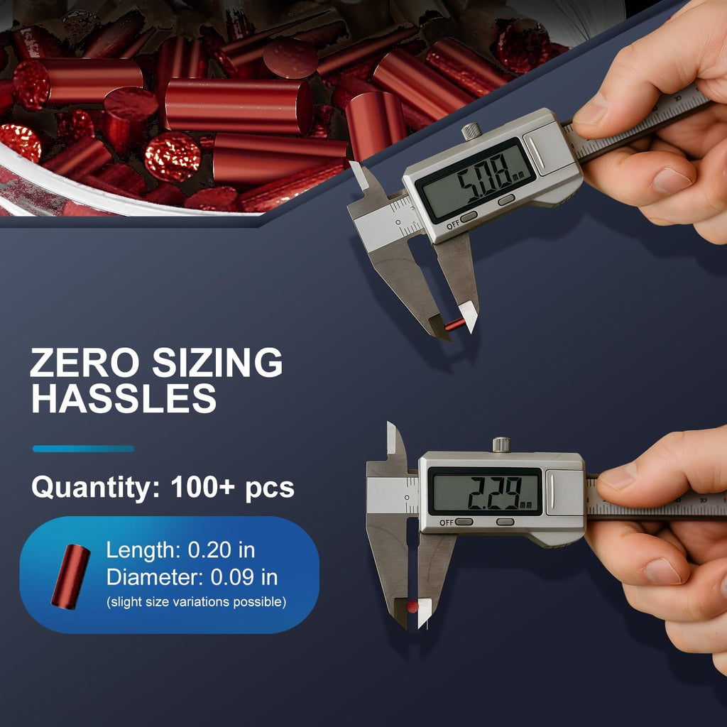 100 Flints & 20 Wicks Repair Kit, Compatible with Zippo Clipper