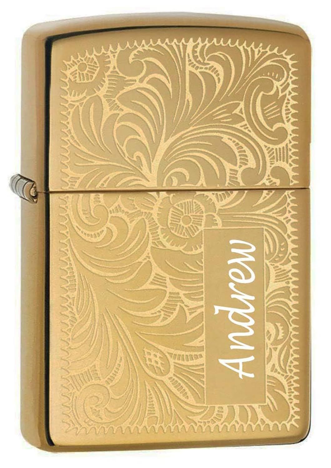 Zippo Custom Lighter – Personalized Engraved Venetian Design | Genuine Windproof Metal Lighter | Unique Gift for Men & Women – Christmas, Halloween, Valentine
