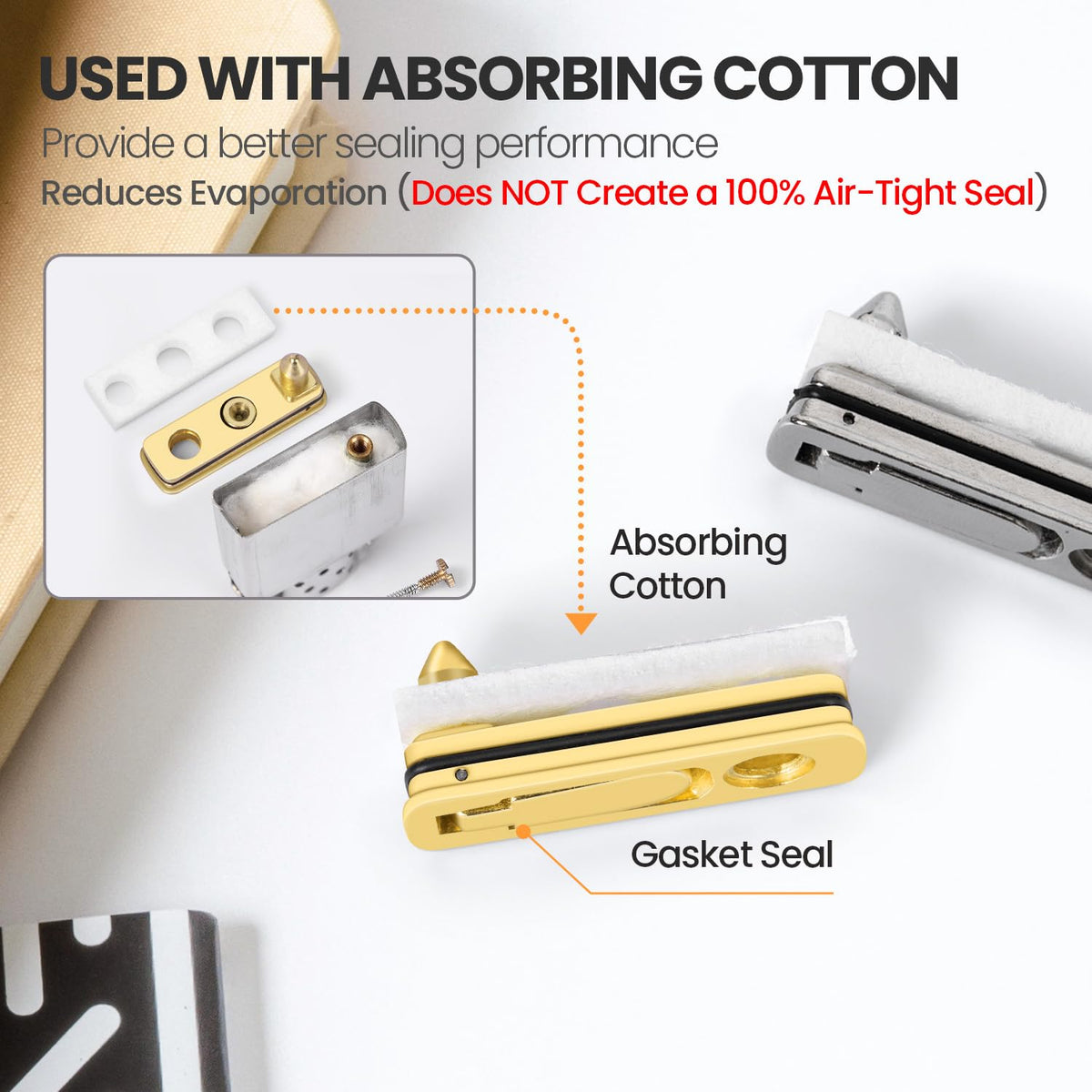 YUSUD Lighter Gasket Seal Compatible with Zippo, Lighter Fluid Anti-evap