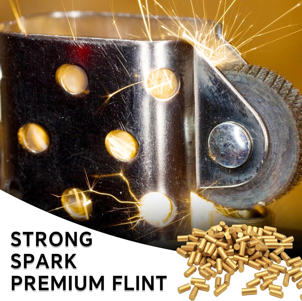 Flint and Wick Replacement Set for Fluid Lighter & Insert