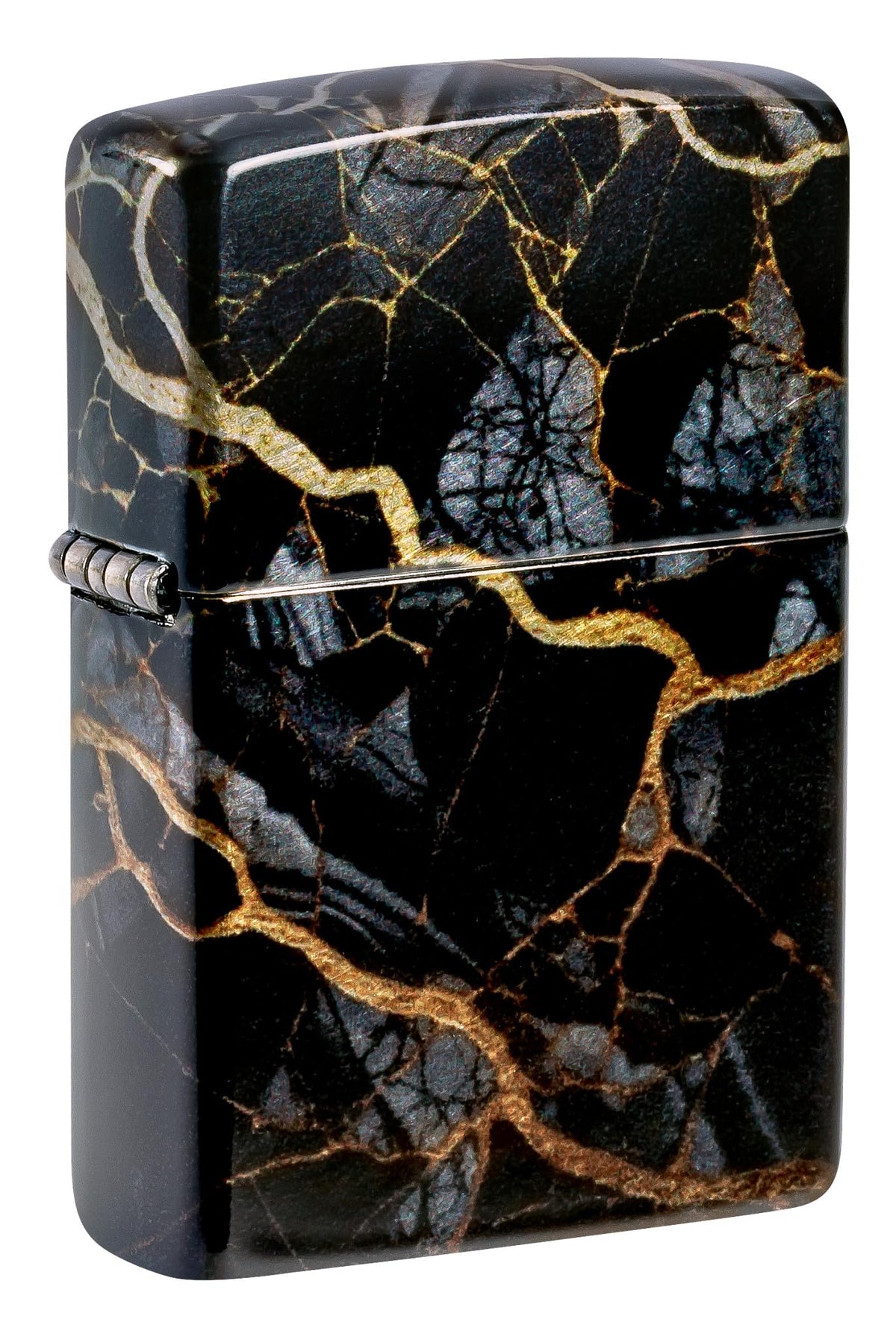 Zippo Gothic Window Design Armor® Black Ice® Pocket Lighter