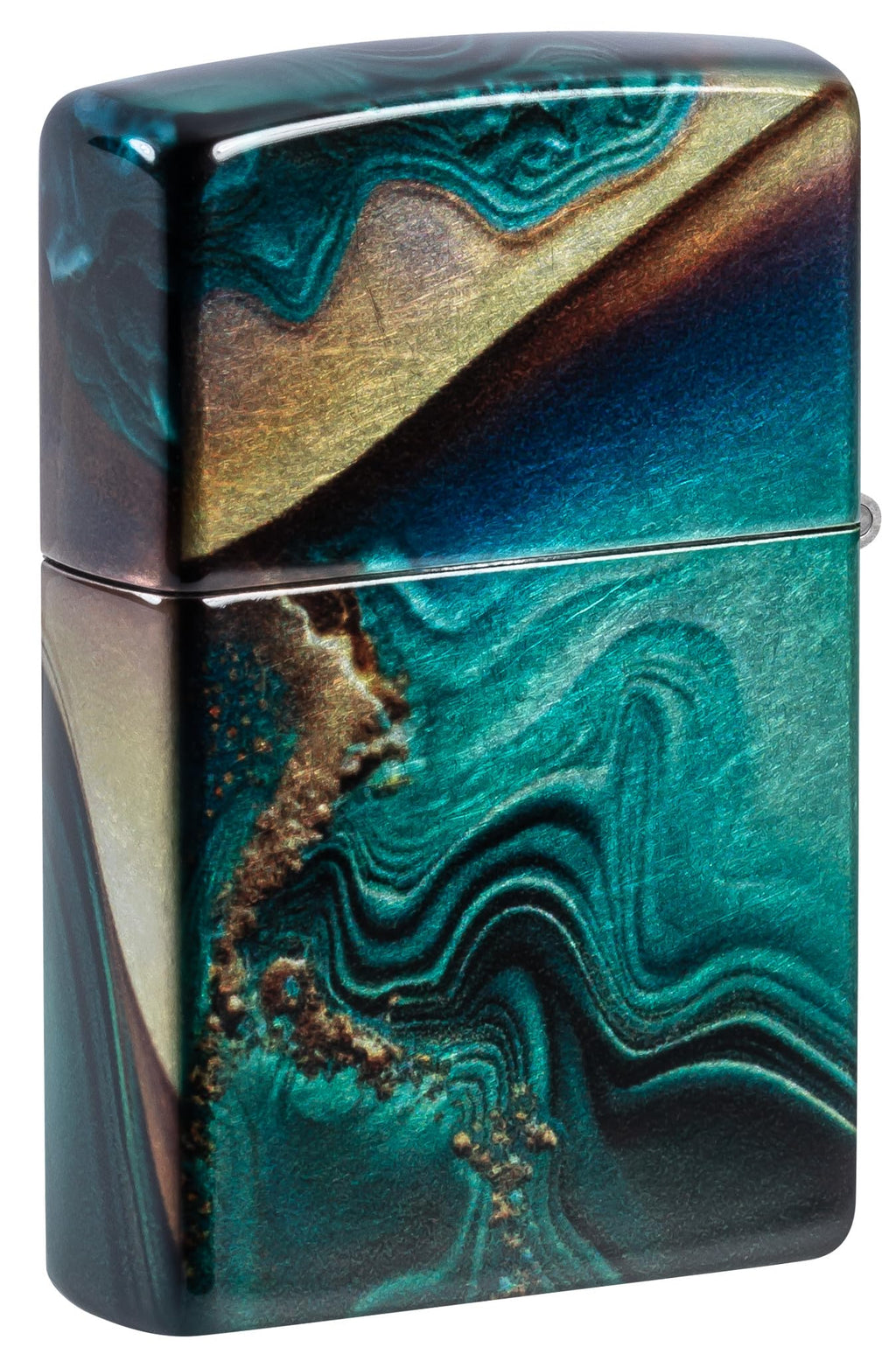 Zippo Lighter: Armor MultiCut Geometric Deep Carve - Antique Silver 49883