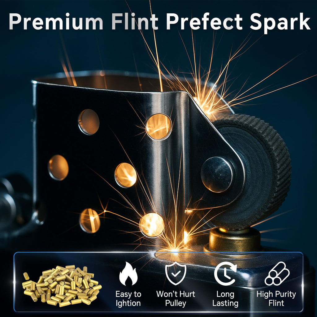 Flint and Wick Replacement Set for Fluid Lighter & Insert